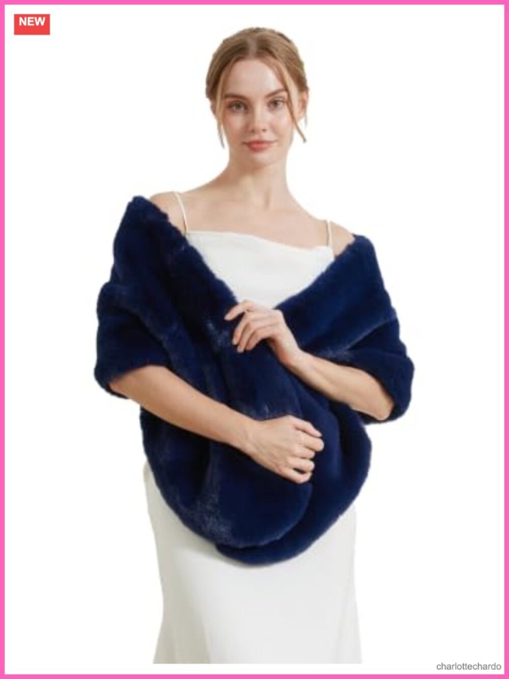 Faux Fur Shawl Wrap Winter Wedding Stole Bridal Evening Party Cover Up